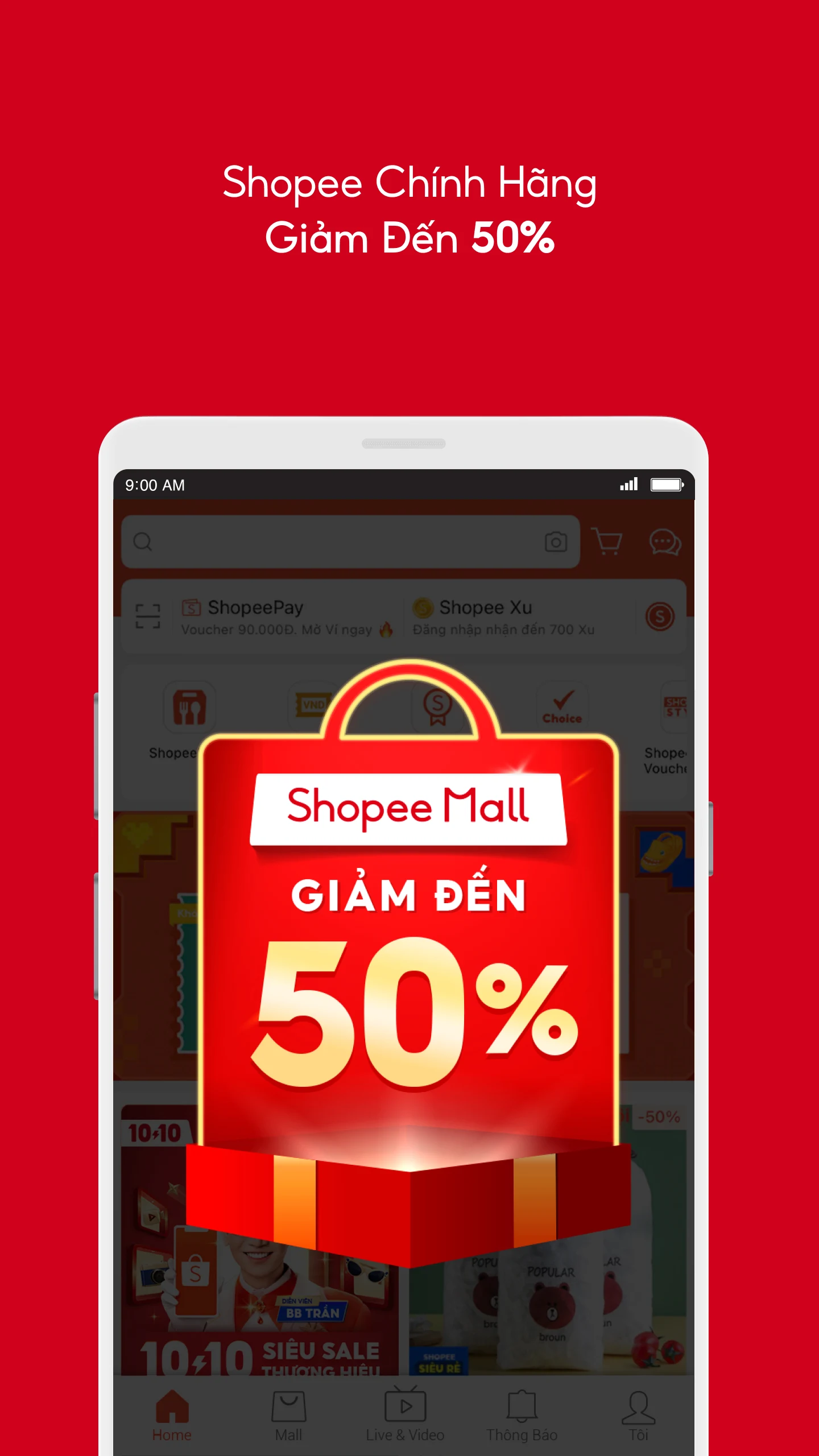 10.10 Shopee Thương Hiệu screenshot