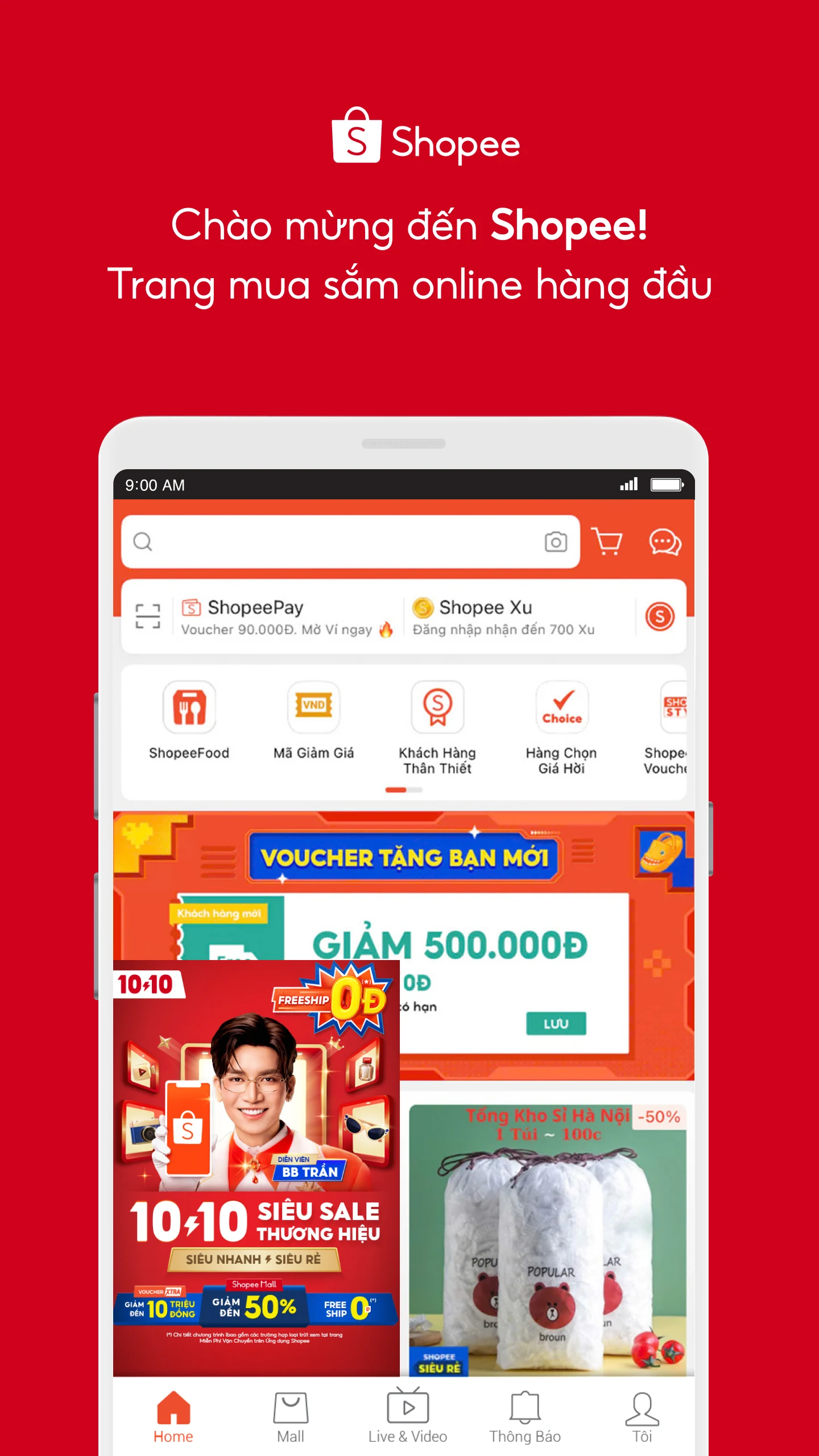 10.10 Shopee Thương Hiệu screenshot