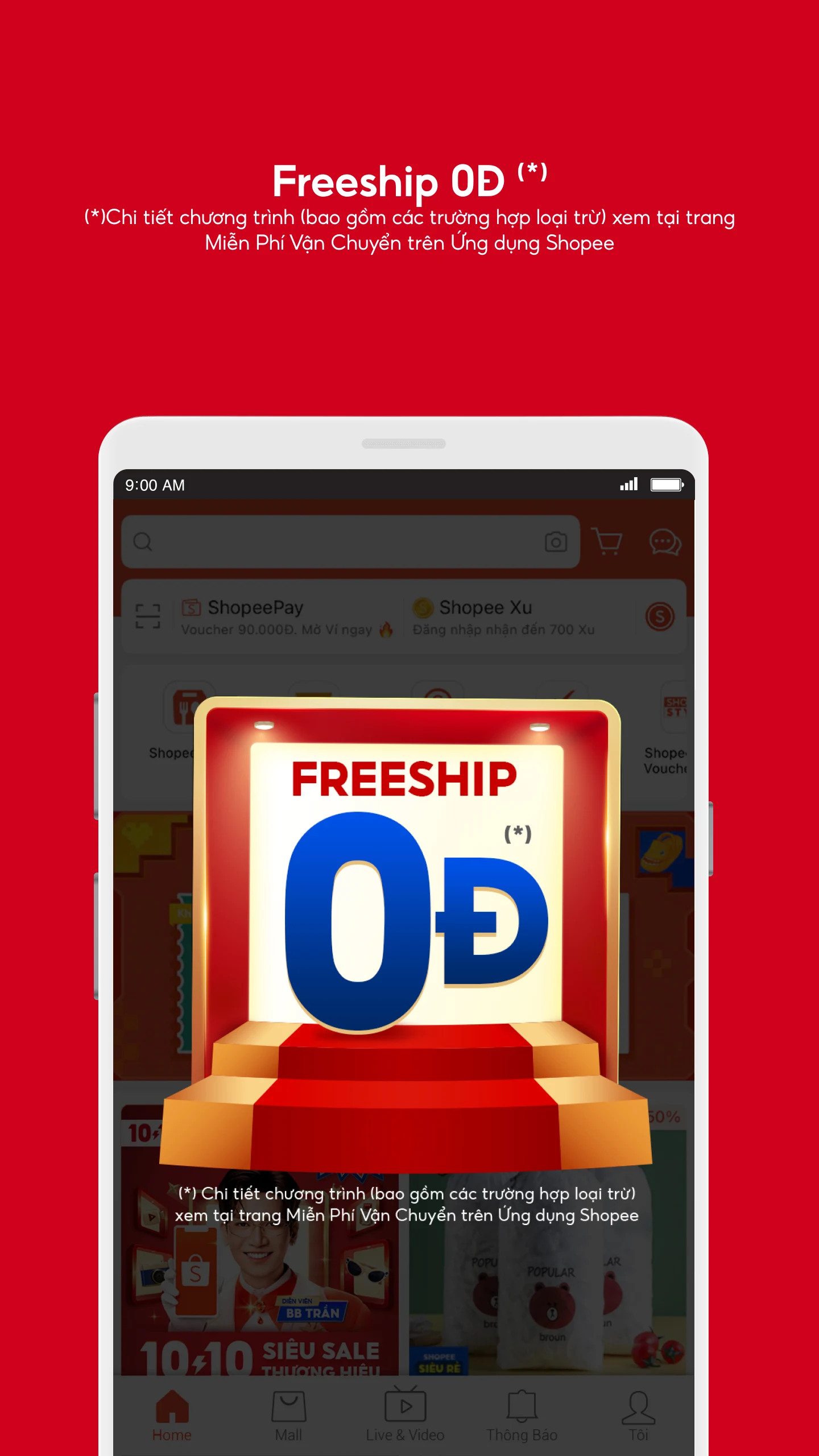 10.10 Shopee Thương Hiệu screenshot